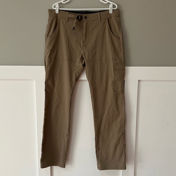 prAna Men’s Stretch Zion Pant II in Sandbar - Picture 3 of 10
